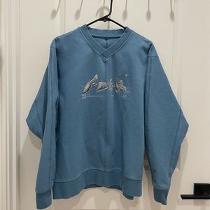 Ader Error Blue Admore sweatshirt